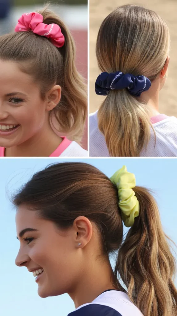 Ponytail with a Scrunchie Wrap