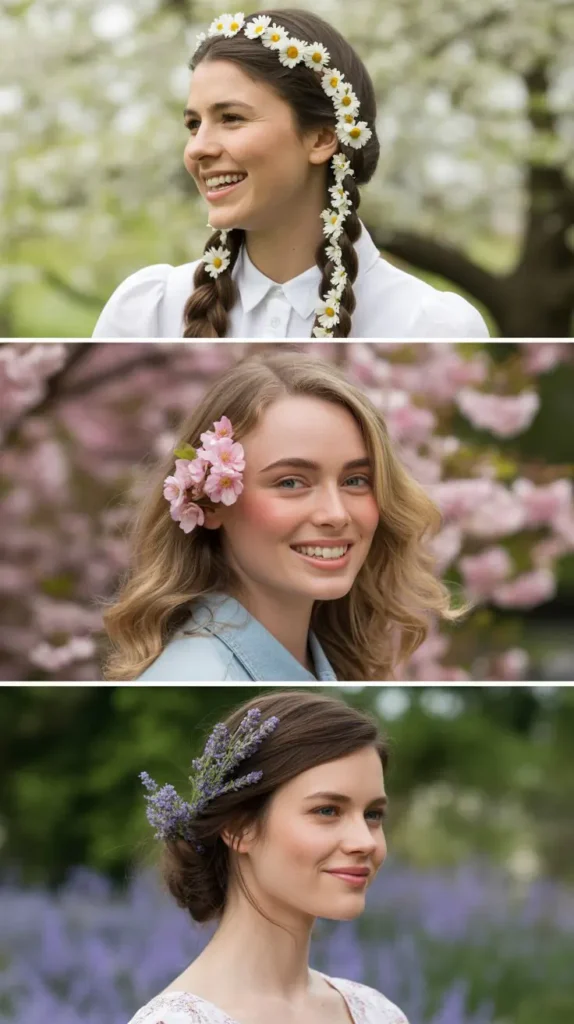 Braided Pigtails with Daisy Chains