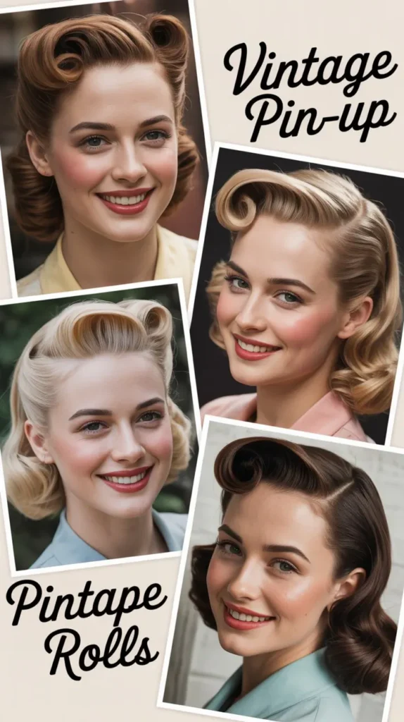 Vintage Pin-Up Rolls