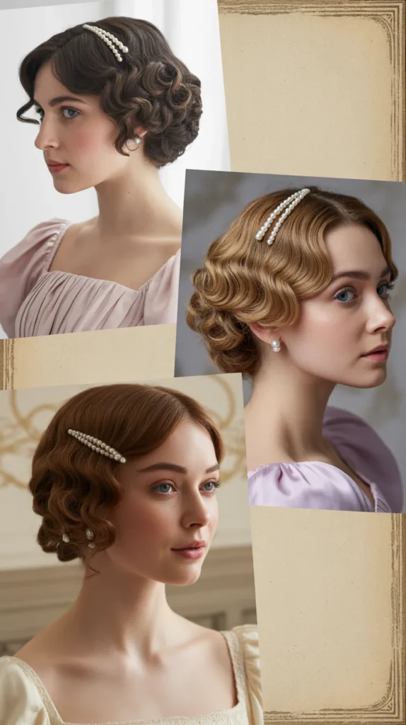 Classic Regency Pin Curls