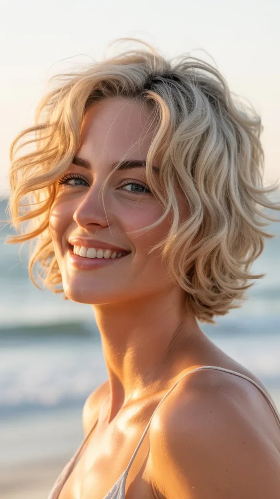 Beachy Blonde Short Waves