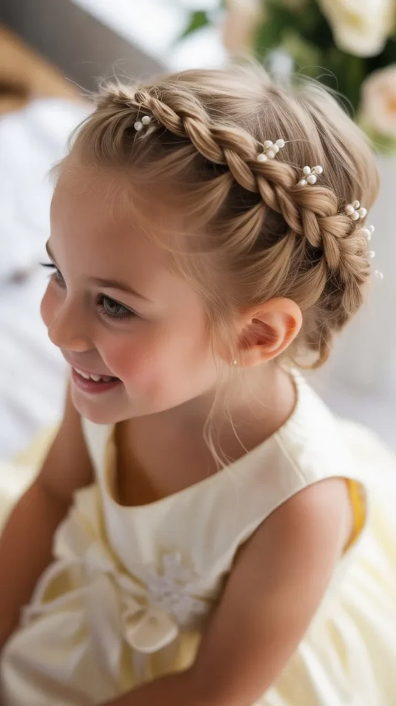 Twisted Crown for Short Hair