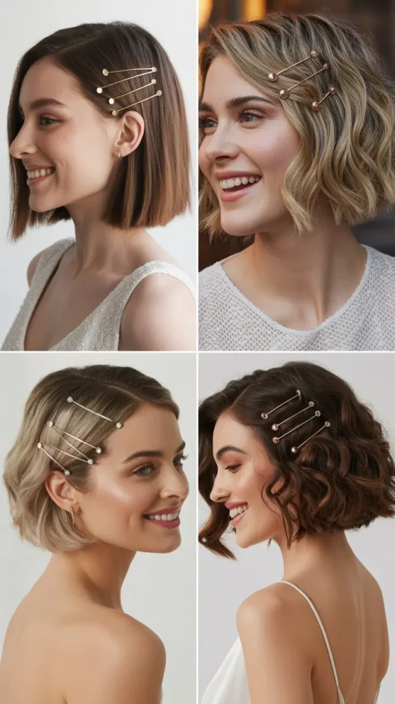 Bob with Metallic Pins