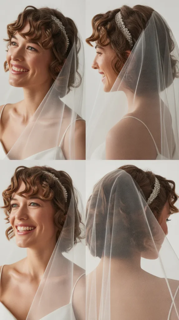 Side-Parted Curly Lob