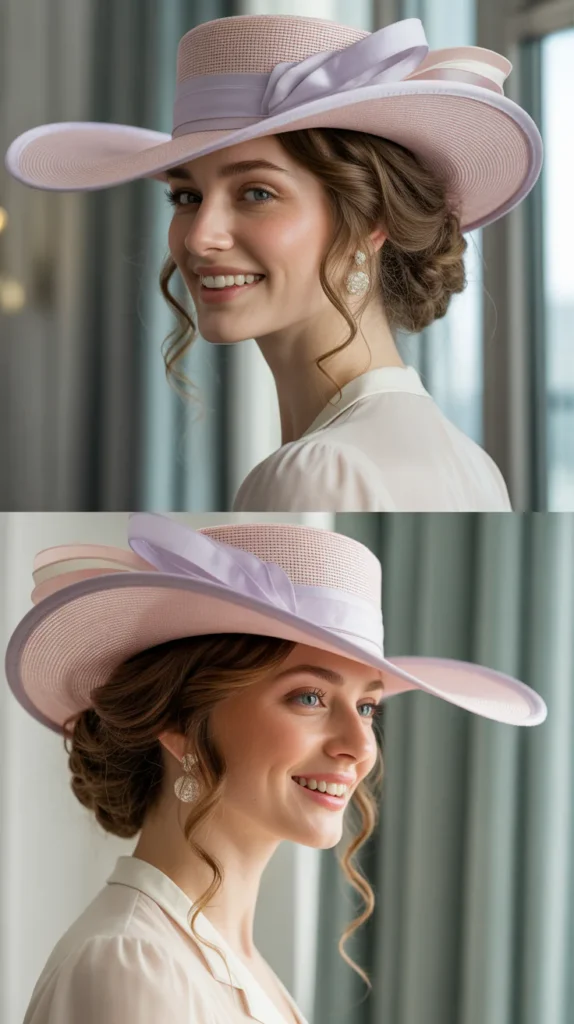 Textured Waves with a Pastel Silk Hat