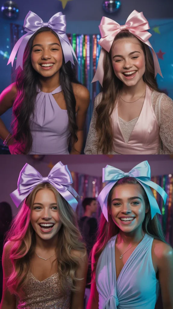 Ribbon Bow Hairstyle