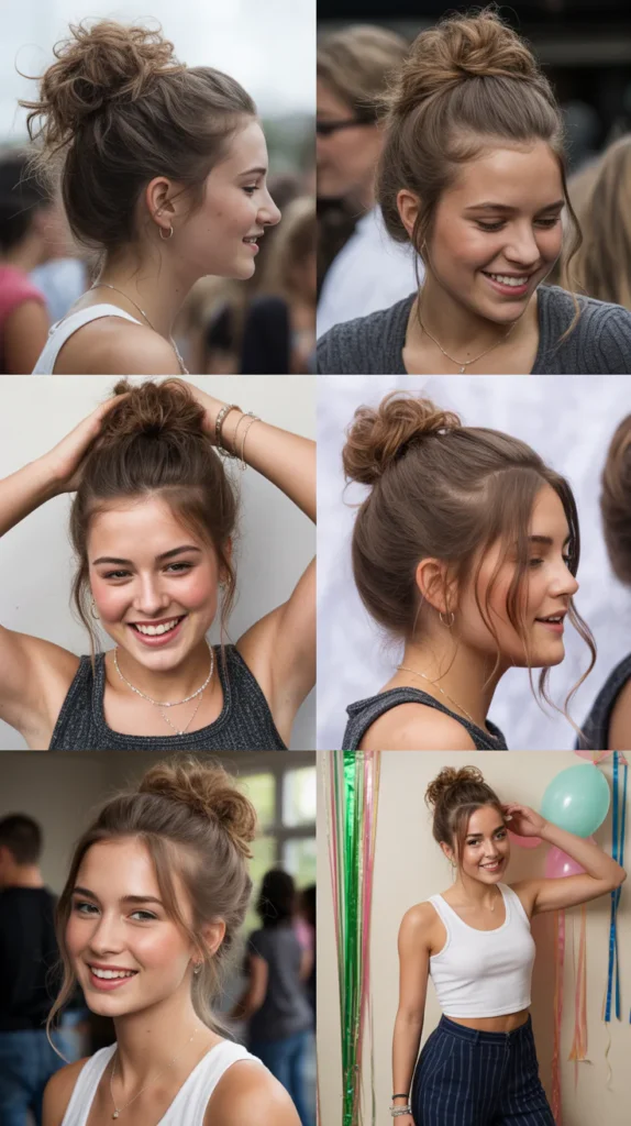 Messy Textured Bun