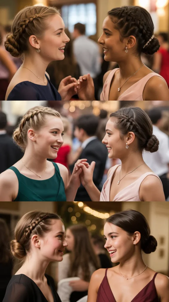 Double Dutch Braid Into Bun