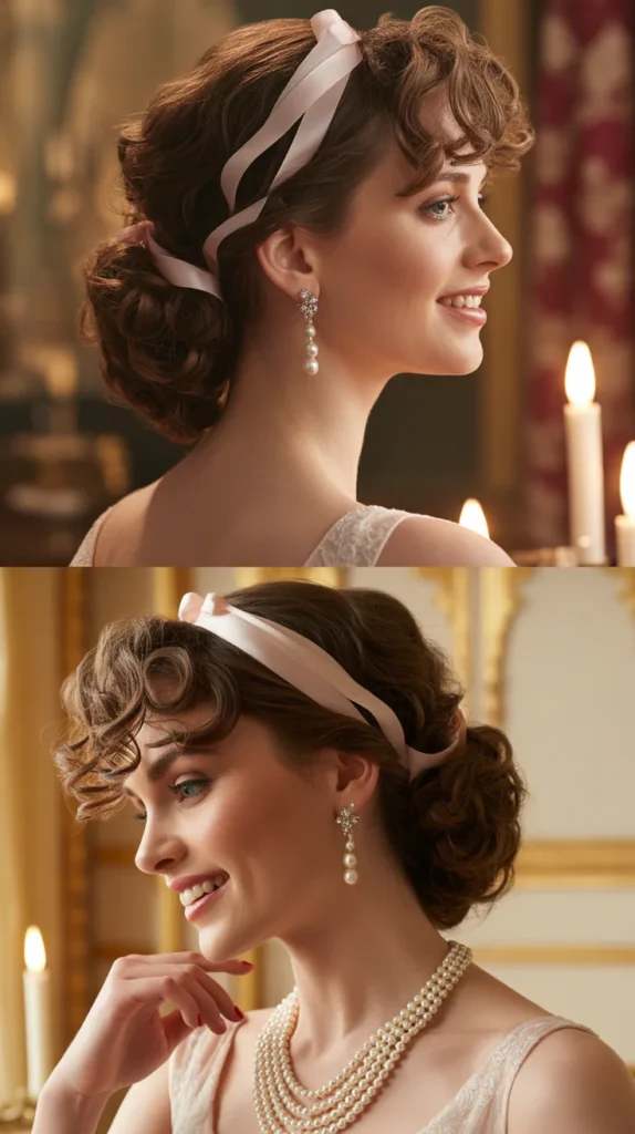 Voluminous Curly Chignon