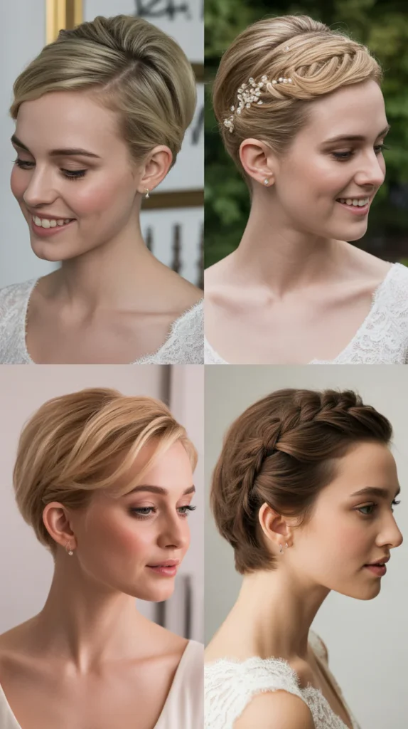 Elegant Pixie Faux Updo
