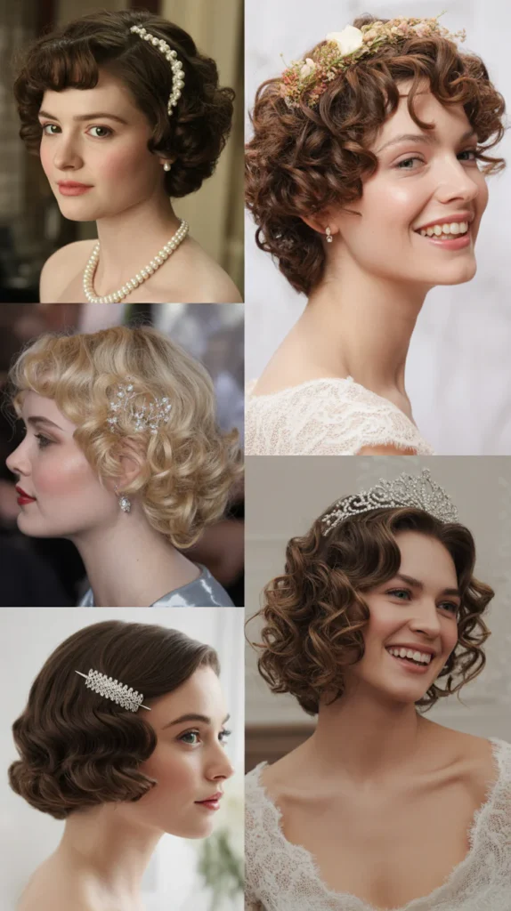 Glamorous Short Curls