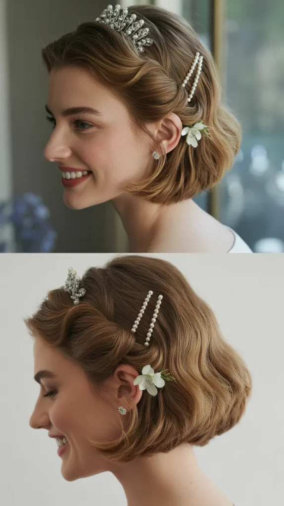 Half-Up Twisted Bob