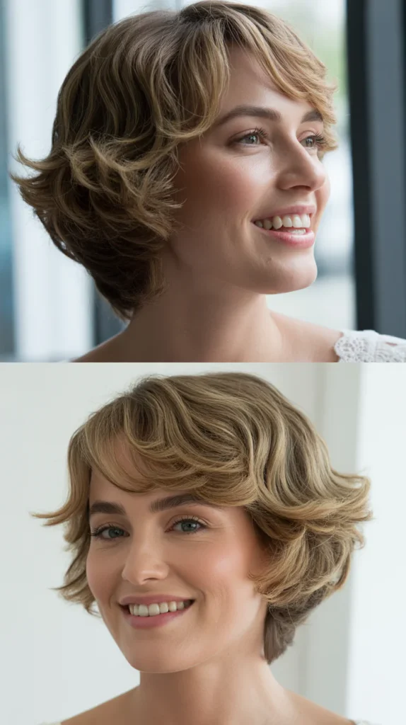 Short Shag Bridal Look