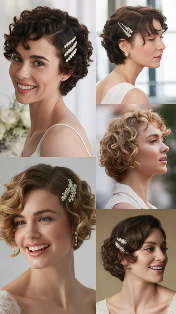 Glamorous Curly Side Sweep