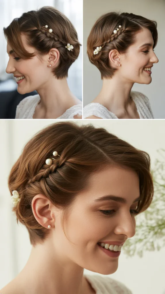 Side Braided Pixie