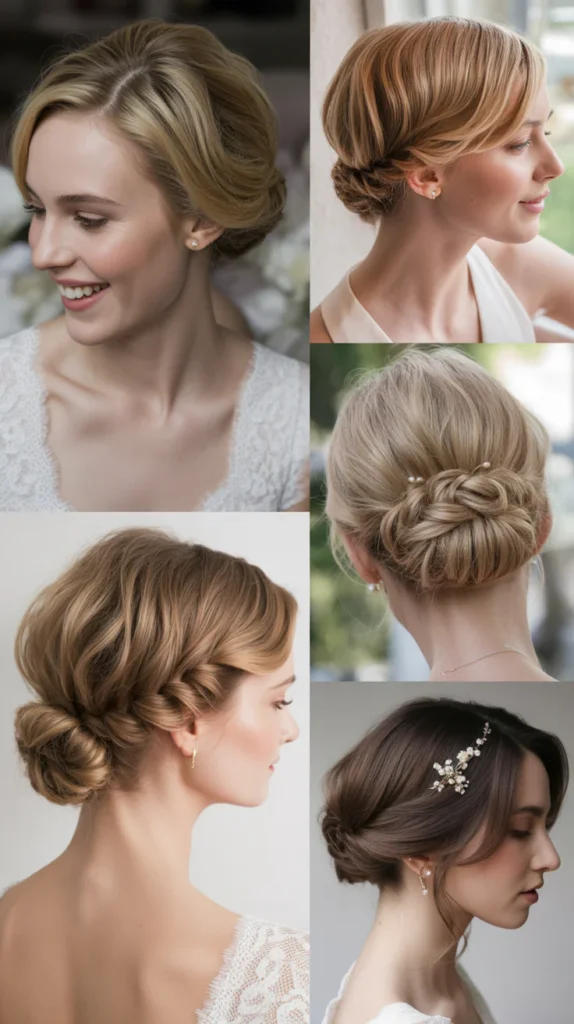 Soft Rolled Tuck Updo