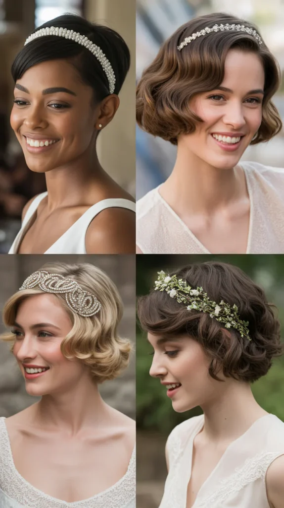 Short Hair with Headband