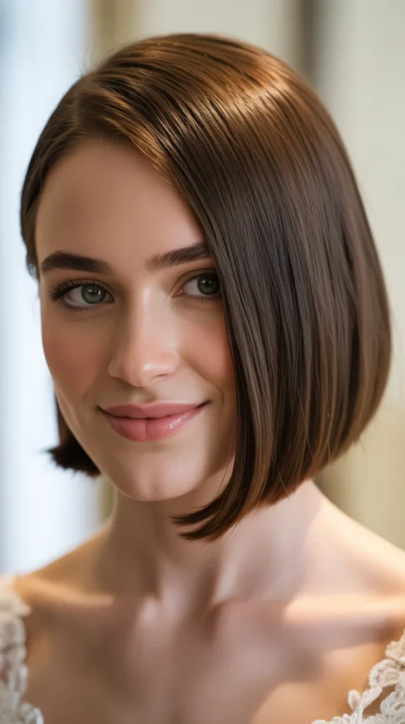 Sleek Side-Parted Bob