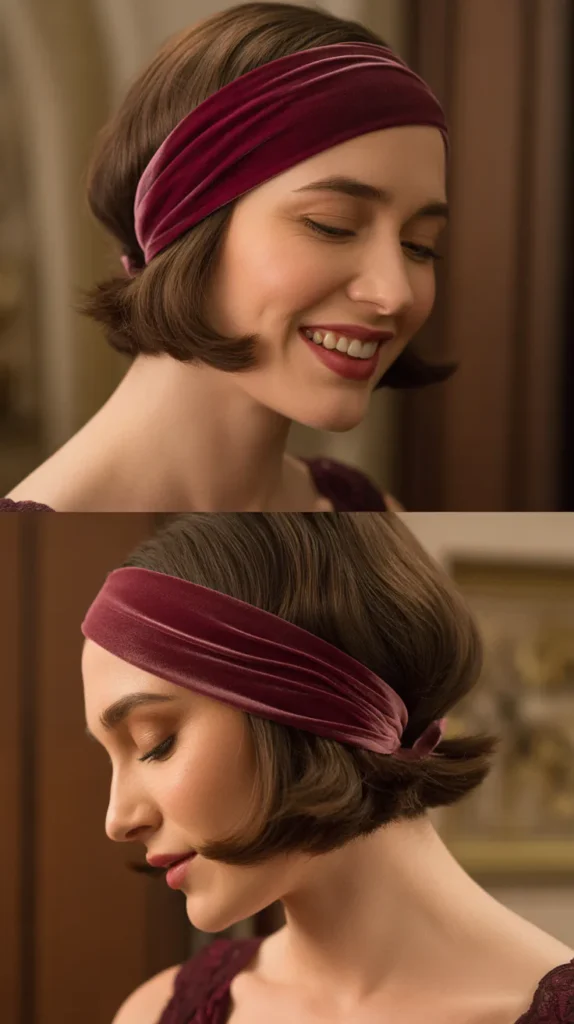  Velvet Ribbon Wrapped Style