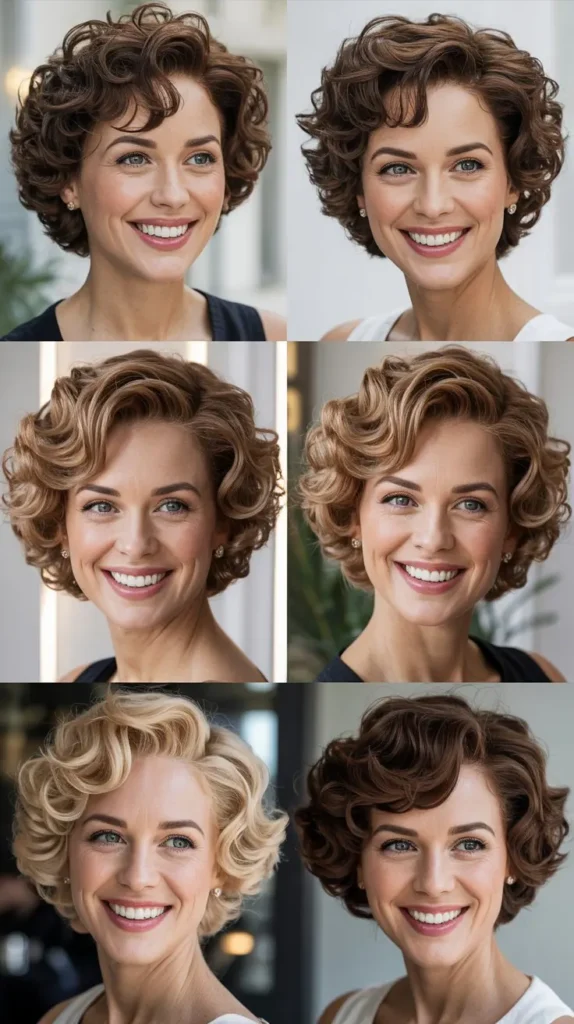 Glamorous Hollywood Curly Layers