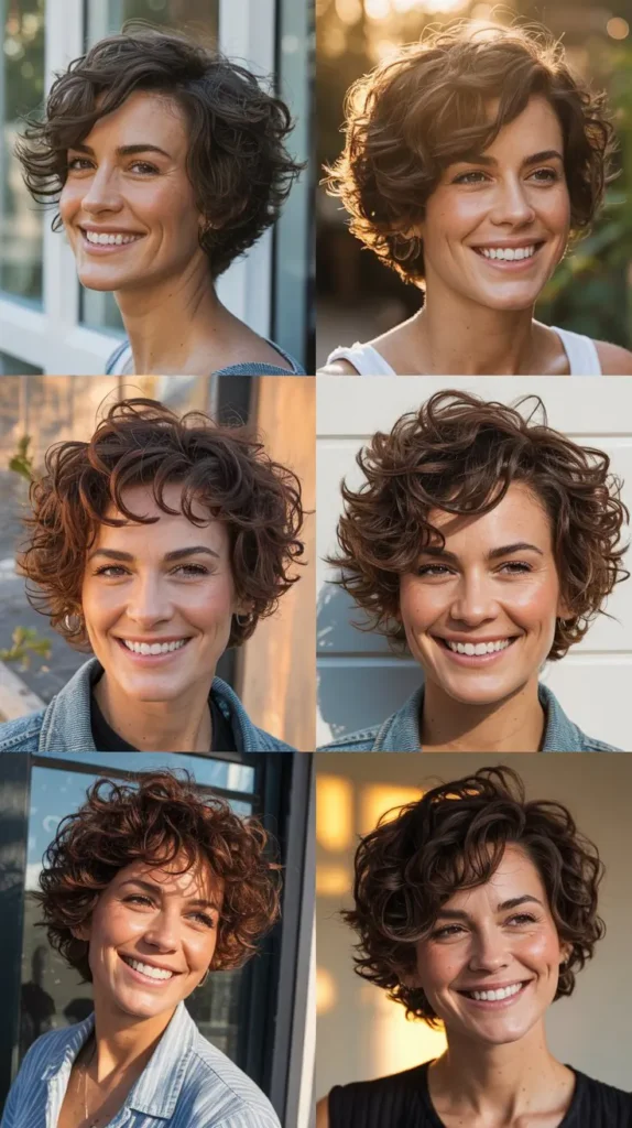  Curly Wolf Cut Layers