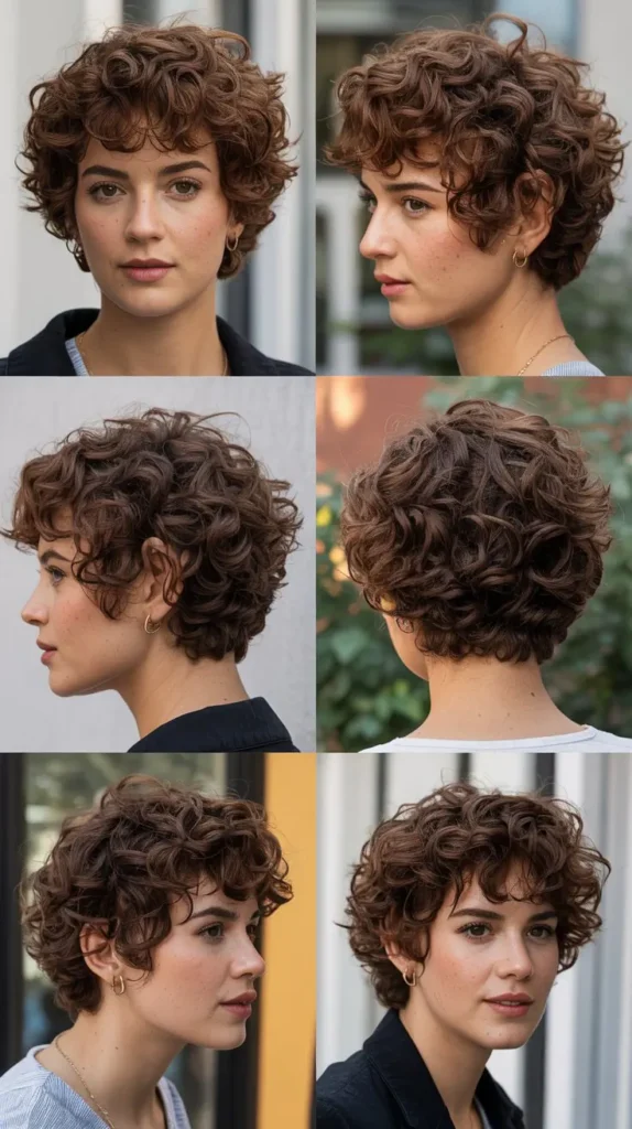 Voluminous Curly Crop