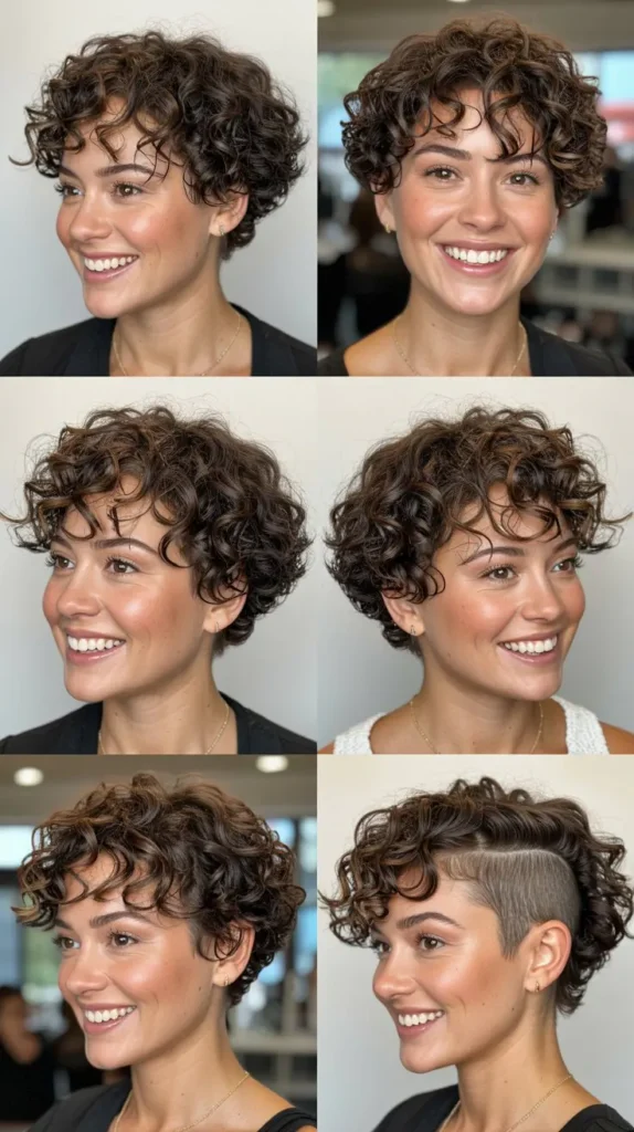 Curly Layers with Undercut
