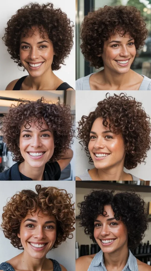  Layered Curly Afro Cut