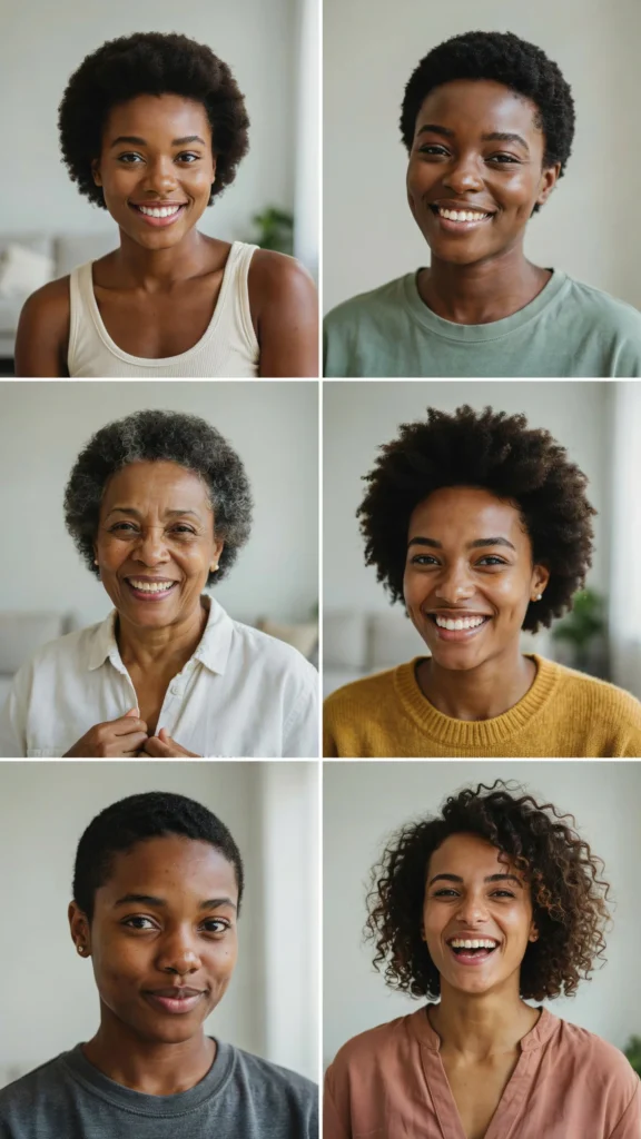  Short Afro Cut