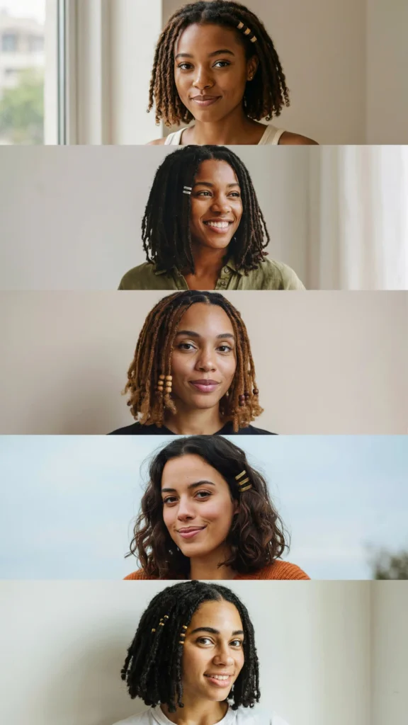  Short Faux Locs Bob