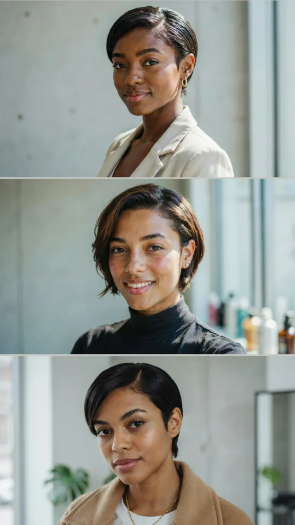 Side-Part Pixie Cut