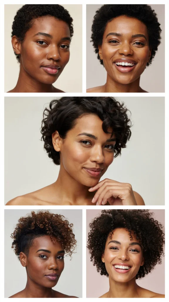  Curly Pixie Cut