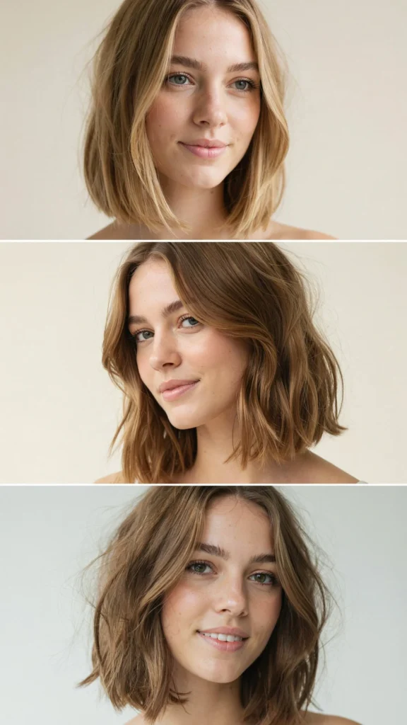 Layered Chin-Length Bob