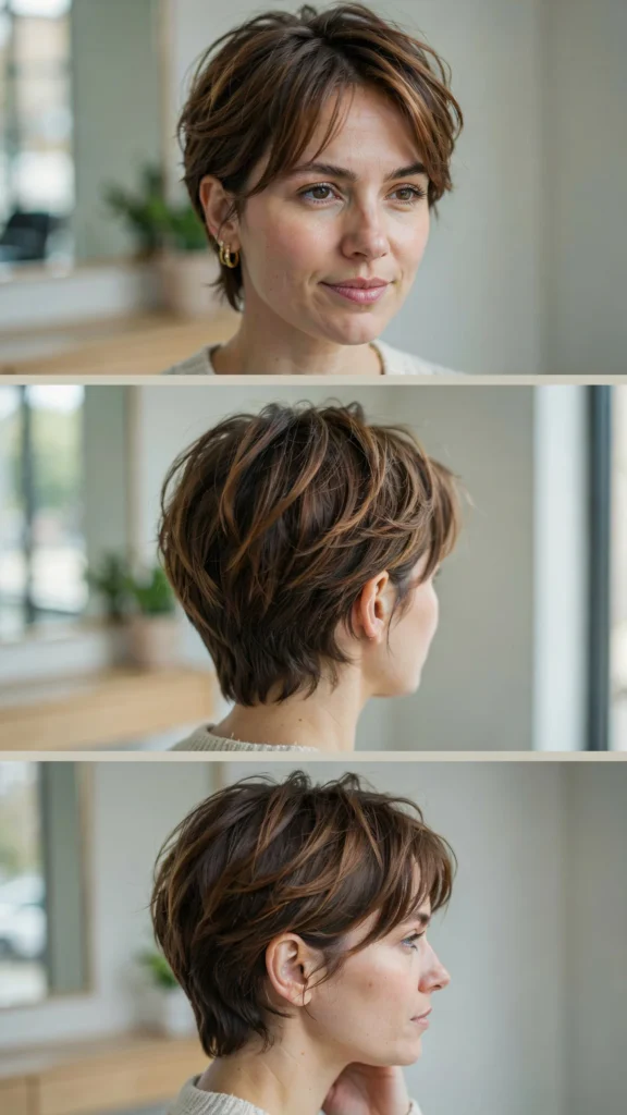 Textured Pixie Cut