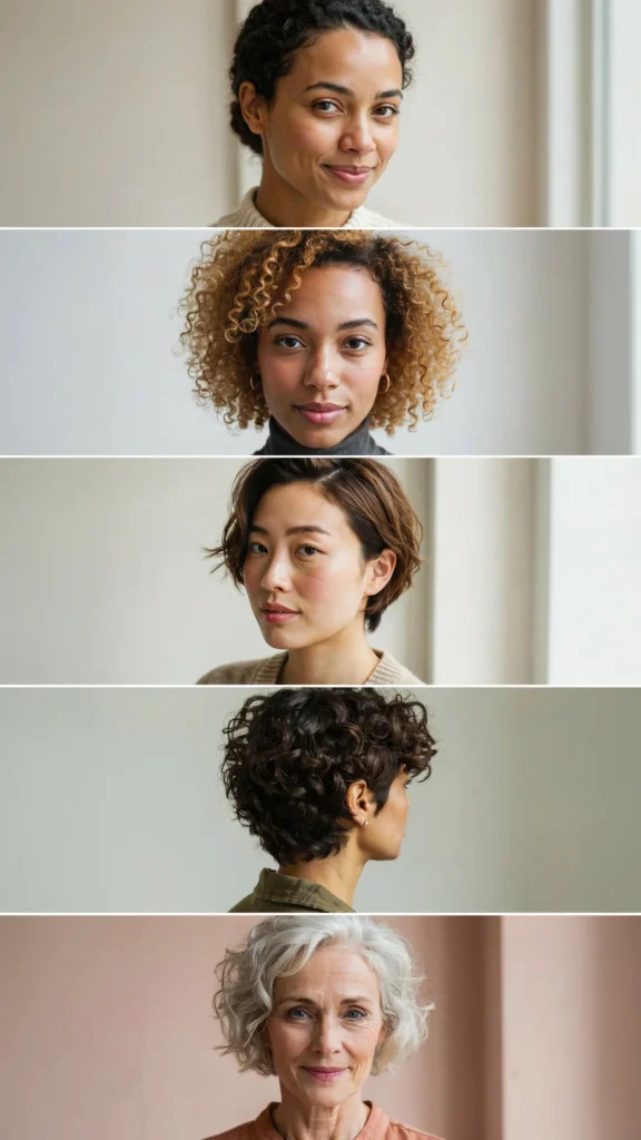 Short Curly Crop