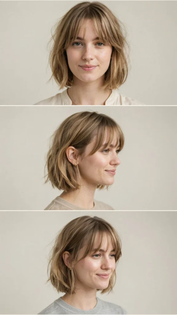 Short Bob With Baby Bangs
