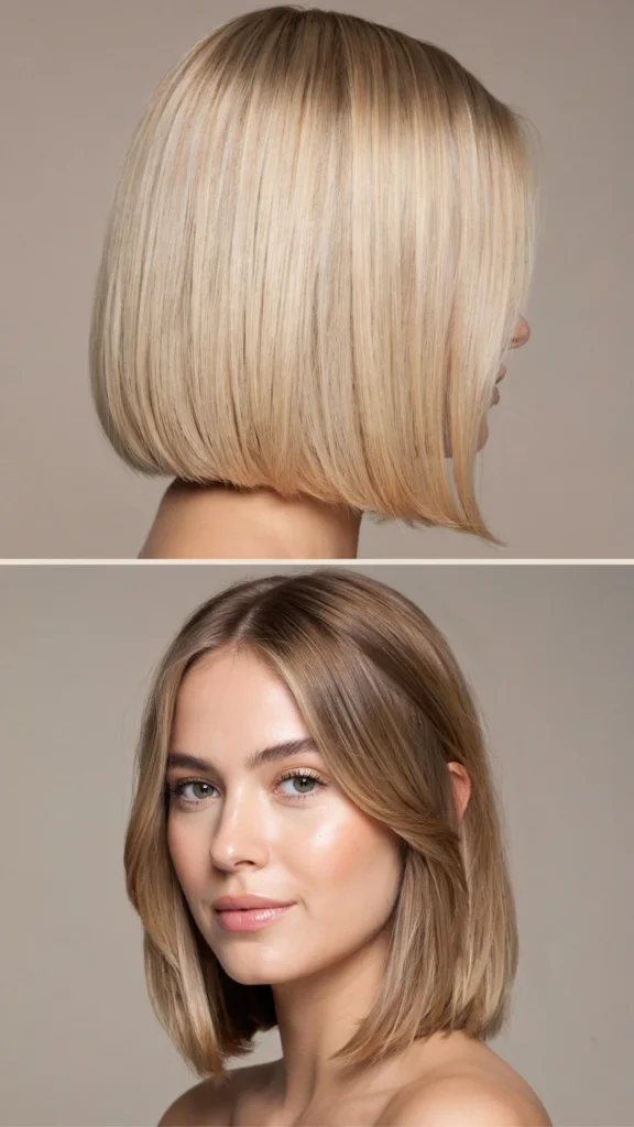  Chin-Length Blunt Bob