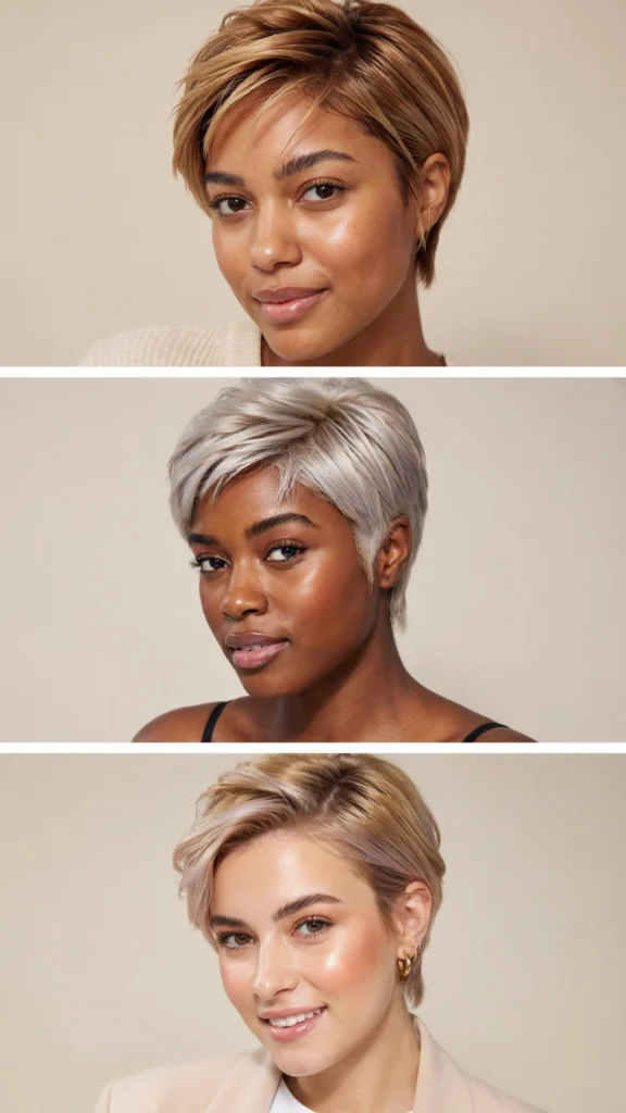 Short Blonde Pixie