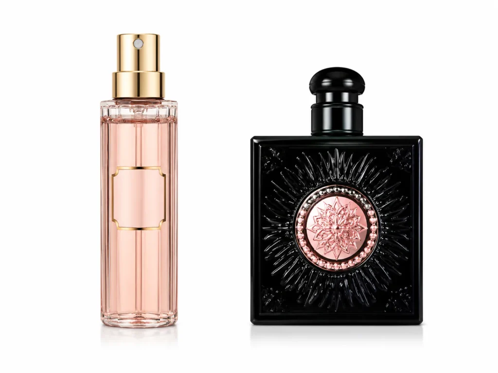 YSL Black Opium + Victoria's Secret Bare Vanilla