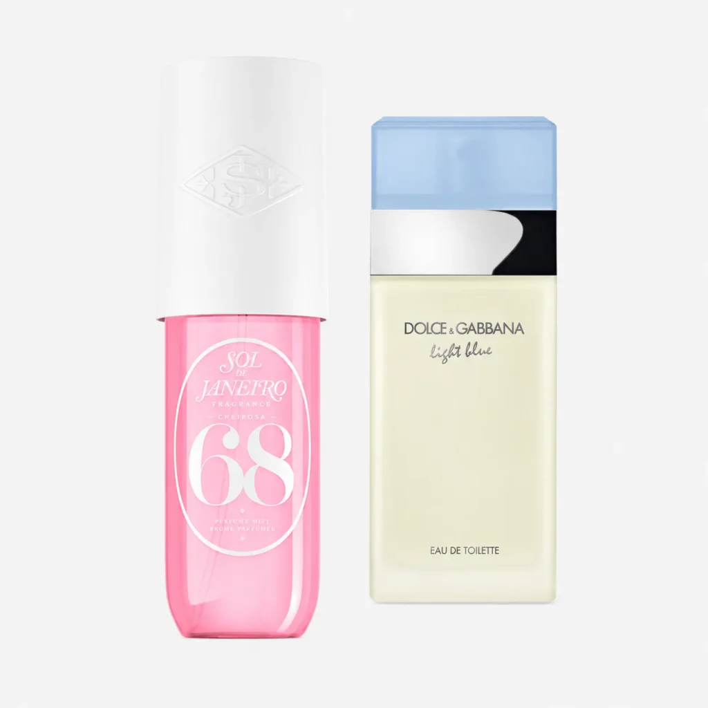 Dolce & Gabbana Light Blue + Cheirosa 68