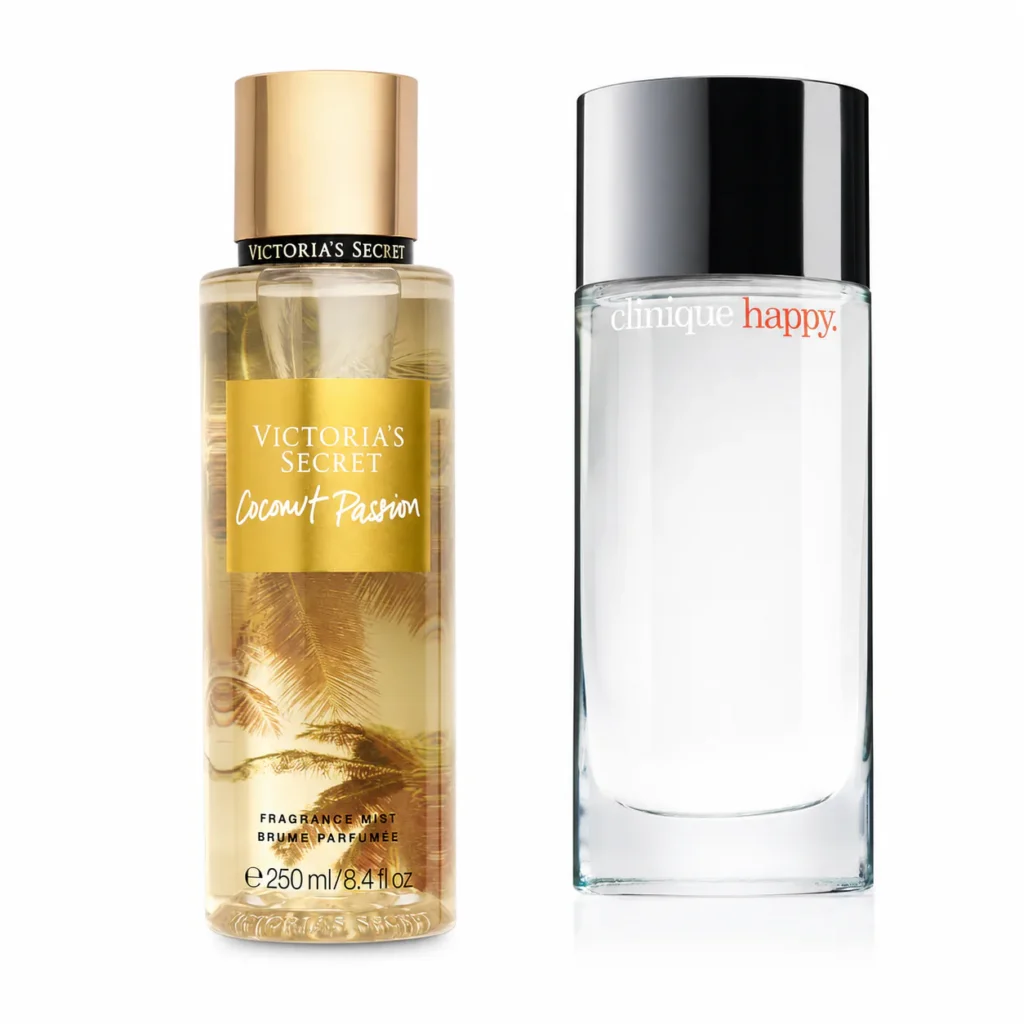 Clinique Happy + Victoria's Secret Coconut Passion