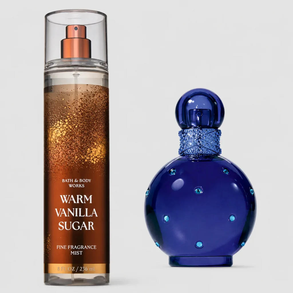 Britney Spears Midnight Fantasy + Warm Vanilla Sugar