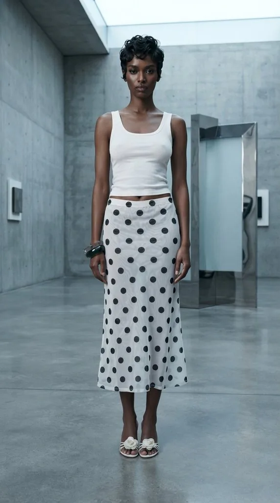 Polka Dot Midi Skirt | Chic Midi Skirt Outfits