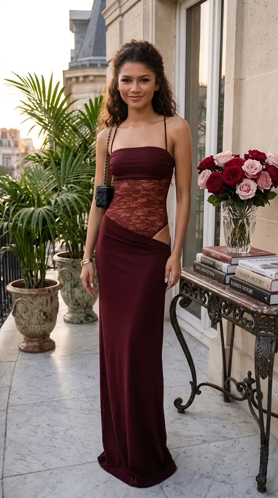 Lace Cutout Tie Shoulder Maxi Dress Styling Inspiration